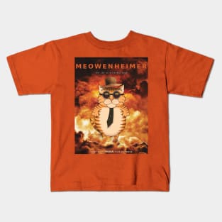 MEOWENHEIMER Parody Print Kids T-Shirt